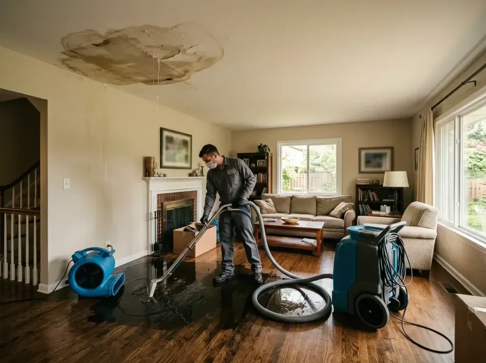attic-pipe-burst-ceiling-drip-008 — frequently asked questions, Water Damage Restoration & Carpet Care in Stanwood, WA